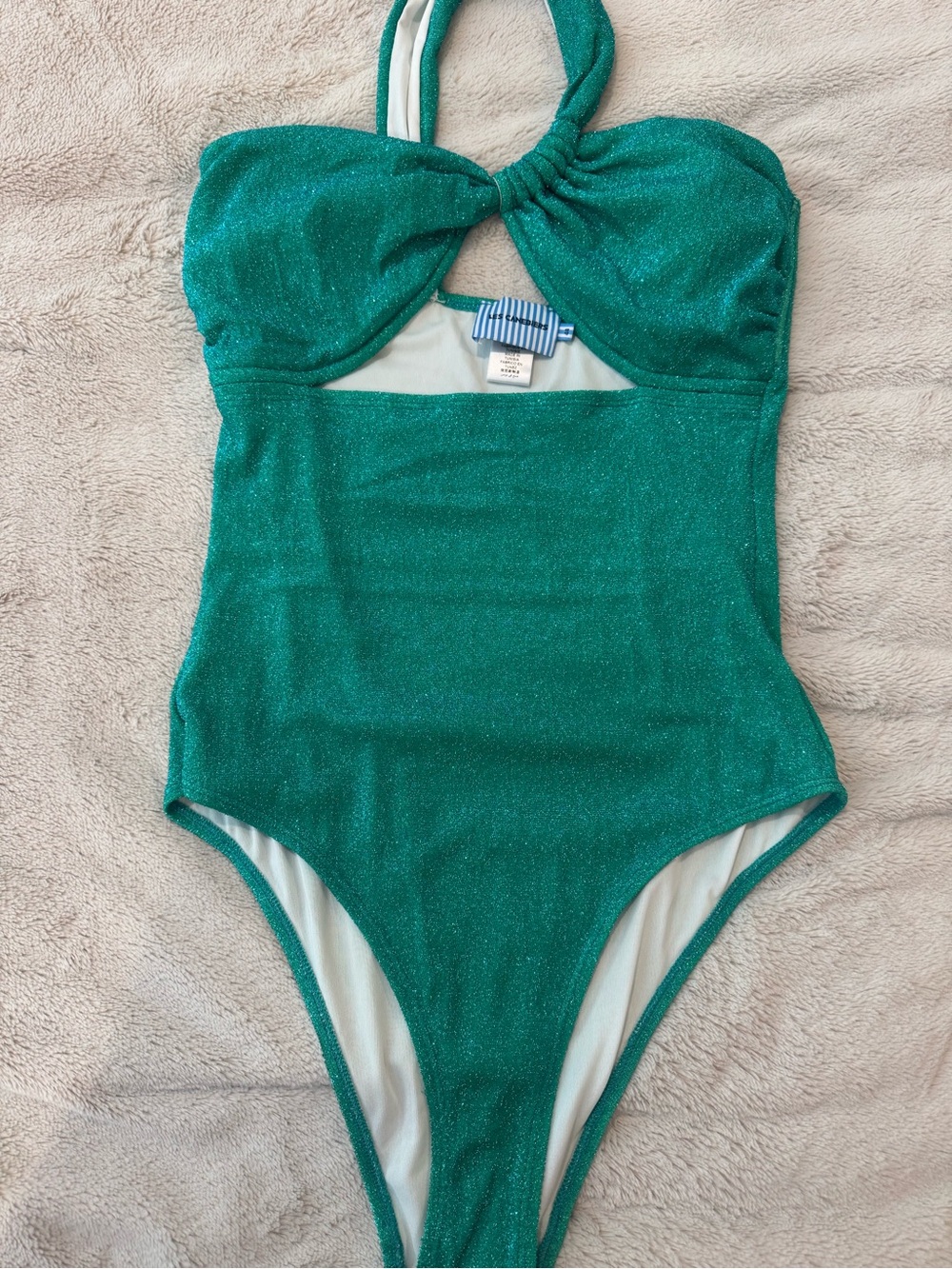 Sparkling Teal One-Piece Swimsuit
